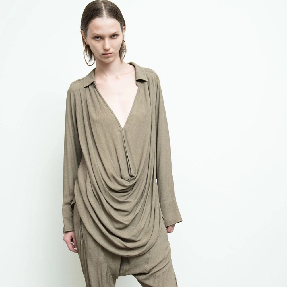 Nicholas K Drape Shirt Size S